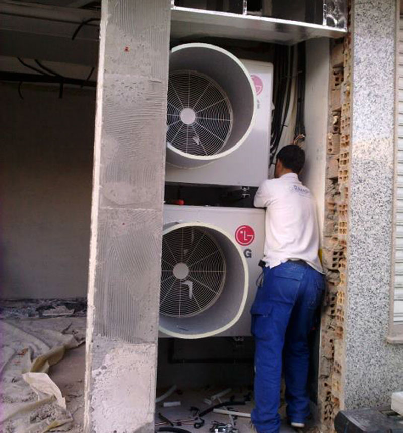 Instaladores de Aerotermia en O Grove, bombas de calor en Pontevedra